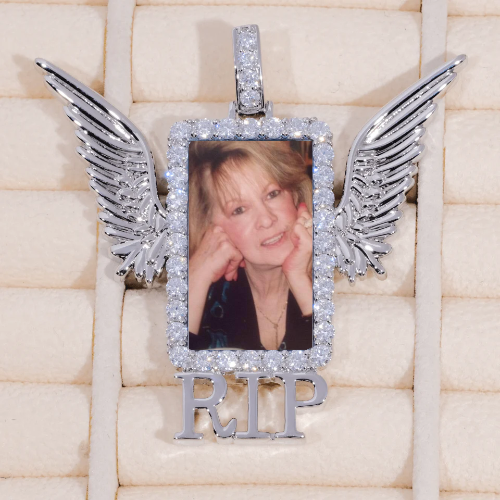 RIP WING 3D CUSTOM PICTURE PENDANT