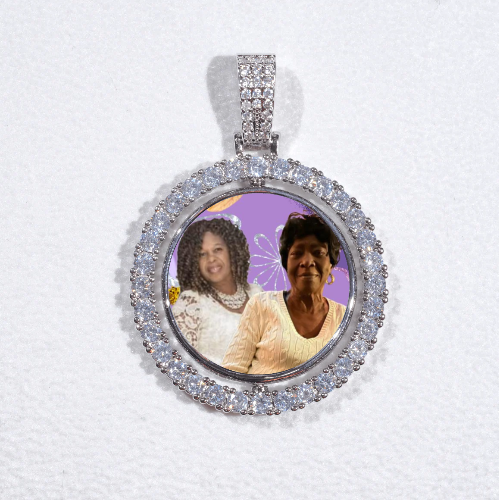 3D Spinning 2-Faced Custom Picture Pendant