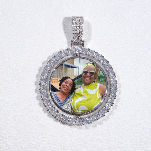3D Spinning 2-Faced Custom Picture Pendant