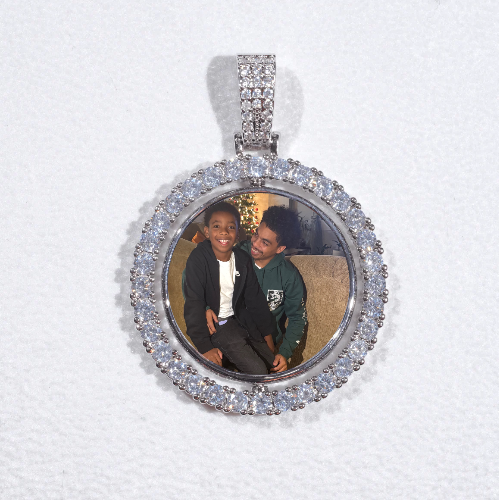3D Spinning 2-Faced Custom Picture Pendant