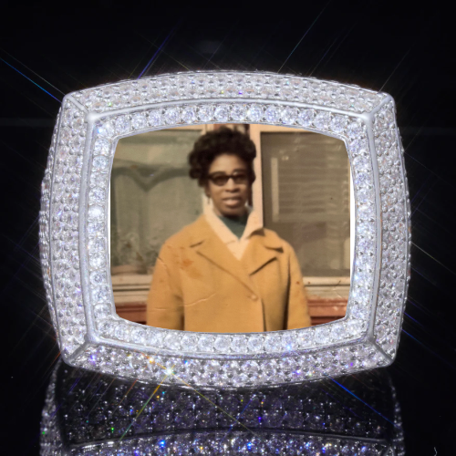3D CUSTOM PICTURE ICED RING