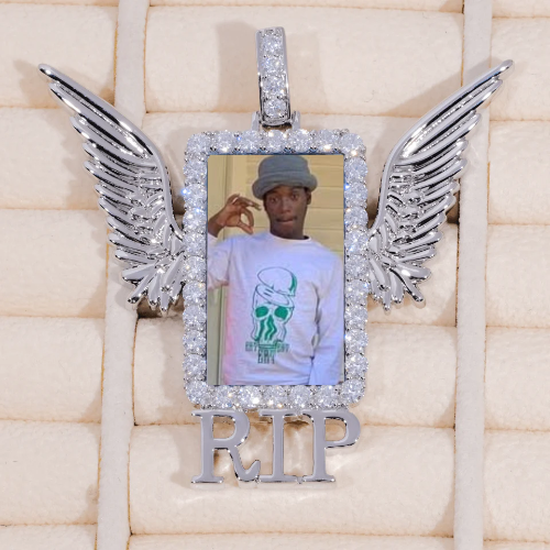 RIP WING 3D CUSTOM PICTURE PENDANT