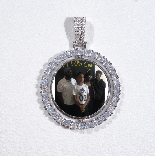 3D Spinning 2-Faced Custom Picture Pendant