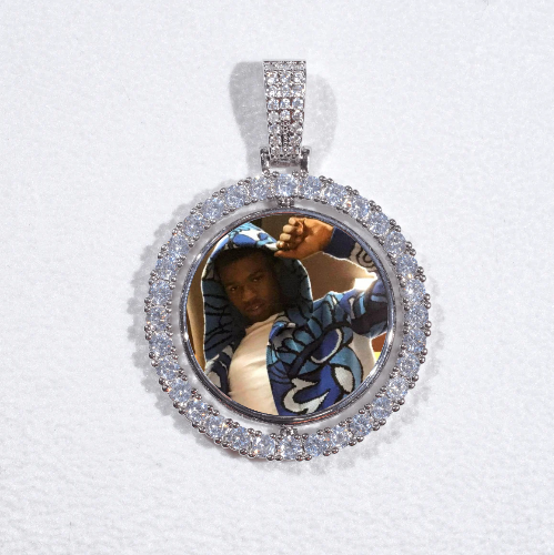 3D Spinning 2-Faced Custom Picture Pendant