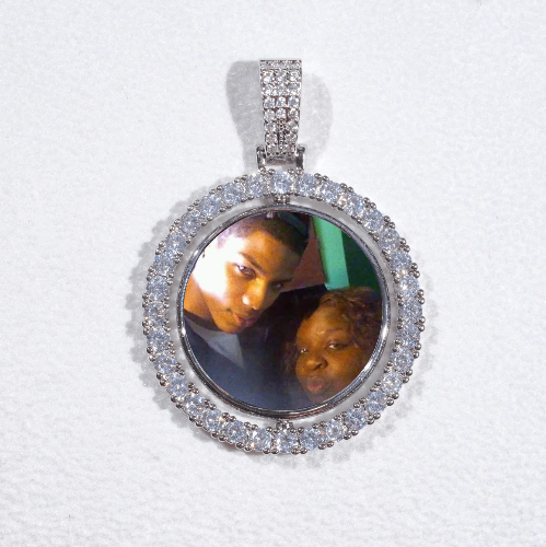 3D Spinning 2-Faced Custom Picture Pendant