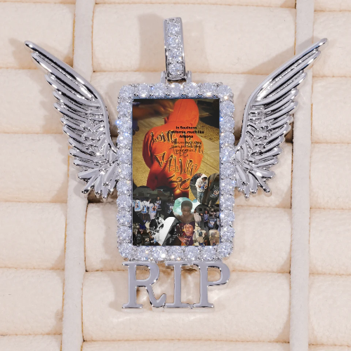 RIP WING 3D CUSTOM PICTURE PENDANT