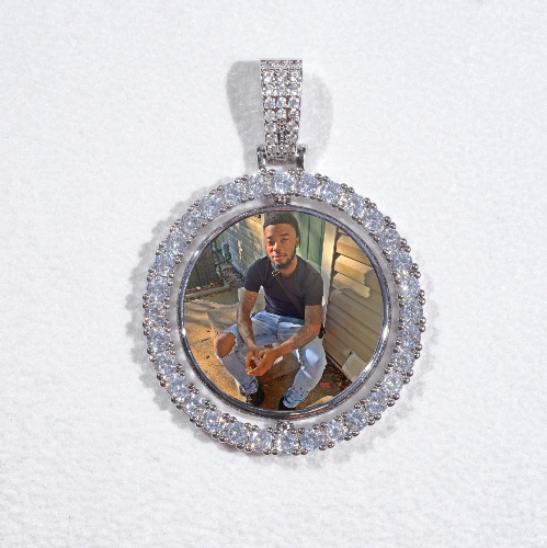 3D Spinning 2-Faced Custom Picture Pendant