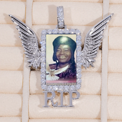 RIP WING 3D CUSTOM PICTURE PENDANT