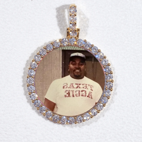 3D CIRCLE CUSTOM PICTURE PENDANT SMALL SIZE