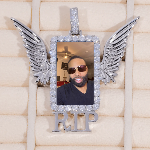 RIP WING 3D CUSTOM PICTURE PENDANT