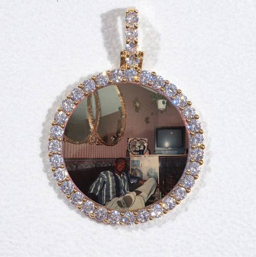 3D CIRCLE CUSTOM PICTURE PENDANT SMALL SIZE