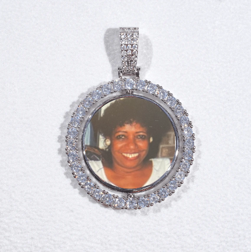 3D Spinning 2-Faced Custom Picture Pendant