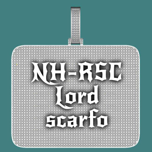 CUSTOM LETTER NECKLACE 3D BIG SQUARE