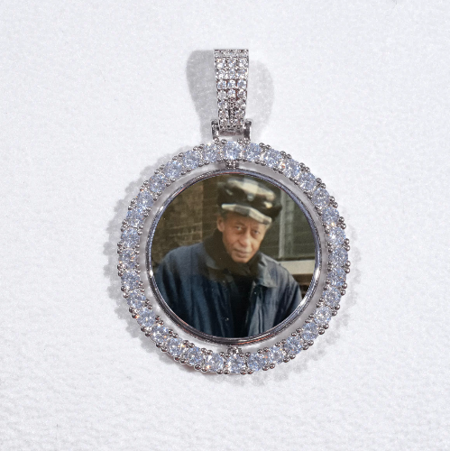 3D Spinning 2-Faced Custom Picture Pendant