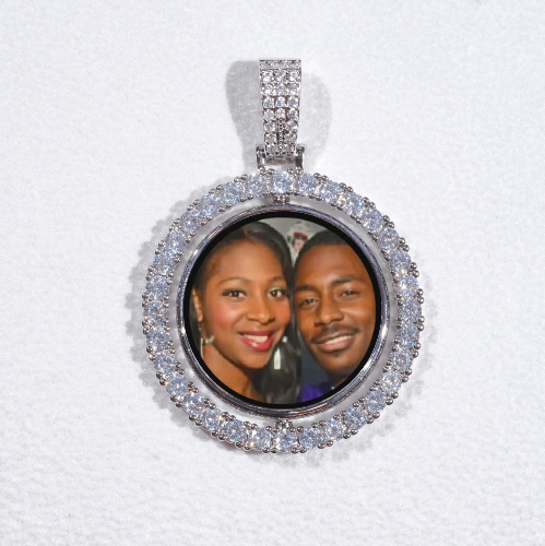 3D Spinning 2-Faced Custom Picture Pendant