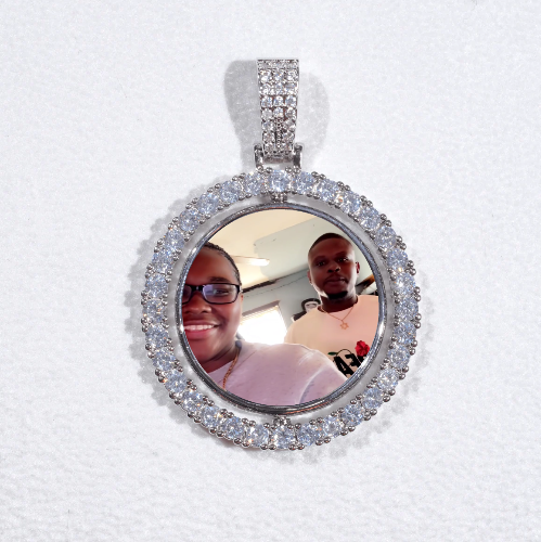 3D Spinning 2-Faced Custom Picture Pendant