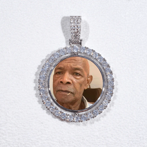 3D Spinning 2-Faced Custom Picture Pendant