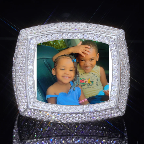 3D CUSTOM PICTURE ICED RING