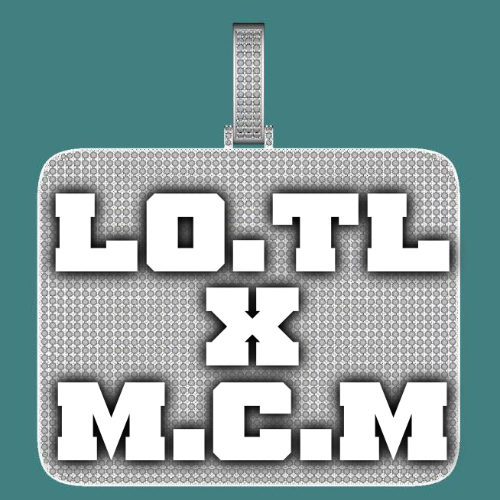 CUSTOM LETTER NECKLACE 3D BIG SQUARE