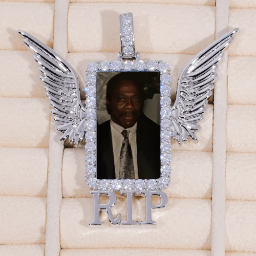 RIP WING 3D CUSTOM PICTURE PENDANT