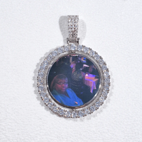 3D Spinning 2-Faced Custom Picture Pendant