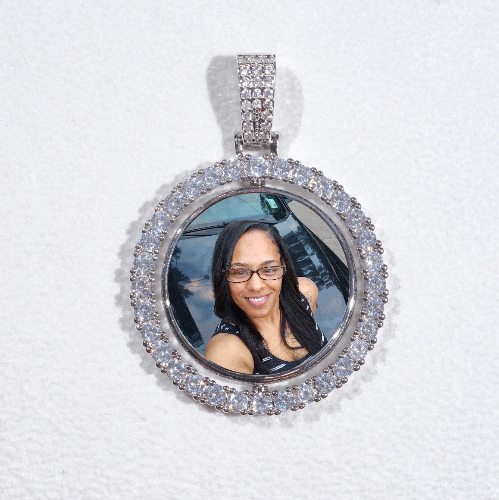 3D Spinning 2-Faced Custom Picture Pendant