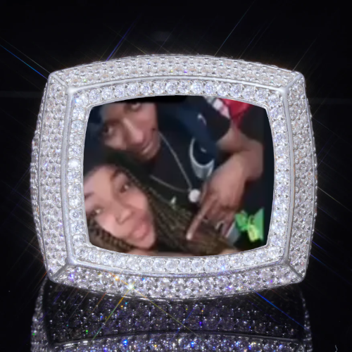 3D CUSTOM PICTURE ICED RING