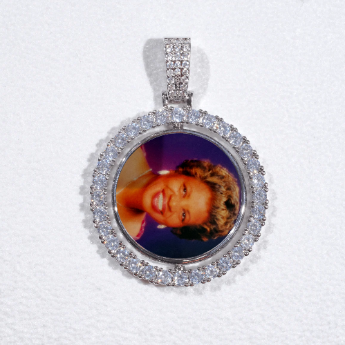 3D Spinning 2-Faced Custom Picture Pendant