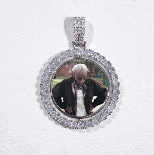 3D Spinning 2-Faced Custom Picture Pendant