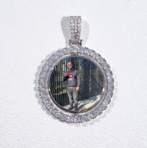 3D Spinning 2-Faced Custom Picture Pendant