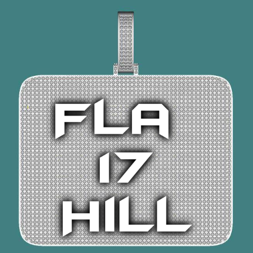 CUSTOM LETTER NECKLACE 3D BIG SQUARE