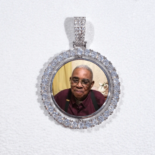 3D Spinning 2-Faced Custom Picture Pendant