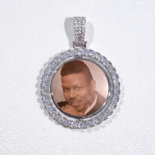 3D Spinning 2-Faced Custom Picture Pendant
