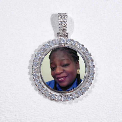 3D Spinning 2-Faced Custom Picture Pendant