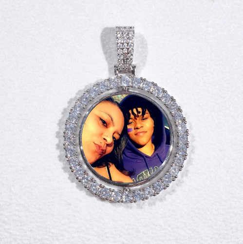 3D Spinning 2-Faced Custom Picture Pendant