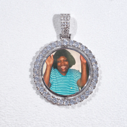 3D Spinning 2-Faced Custom Picture Pendant