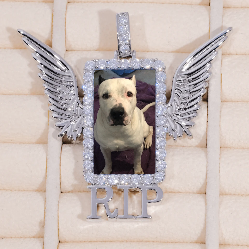RIP WING 3D CUSTOM PICTURE PENDANT