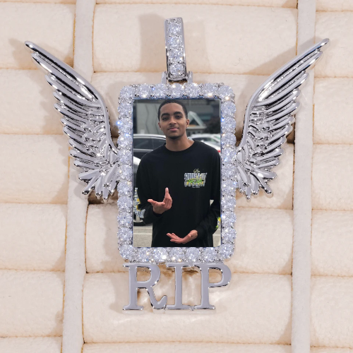 RIP WING 3D CUSTOM PICTURE PENDANT