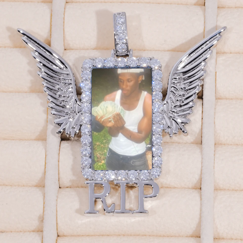 RIP WING 3D CUSTOM PICTURE PENDANT