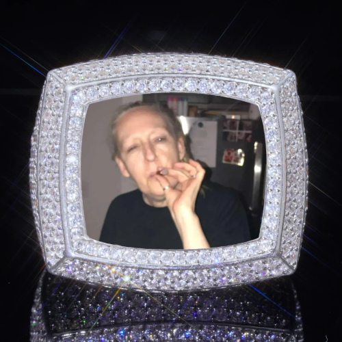 3D CUSTOM PICTURE ICED RING