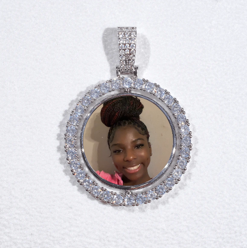 3D Spinning 2-Faced Custom Picture Pendant