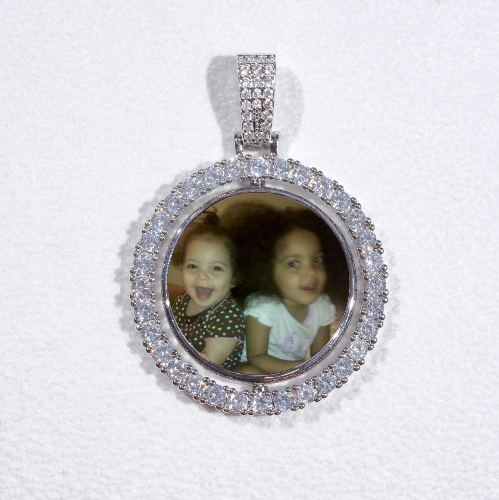 3D Spinning 2-Faced Custom Picture Pendant