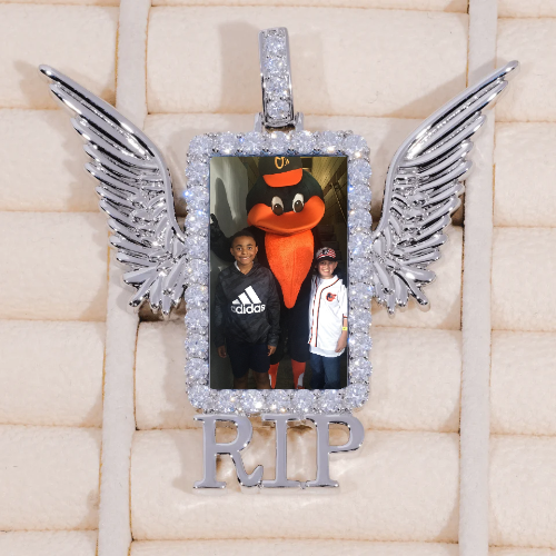 RIP WING 3D CUSTOM PICTURE PENDANT