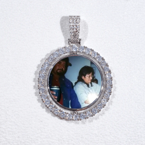 3D Spinning 2-Faced Custom Picture Pendant