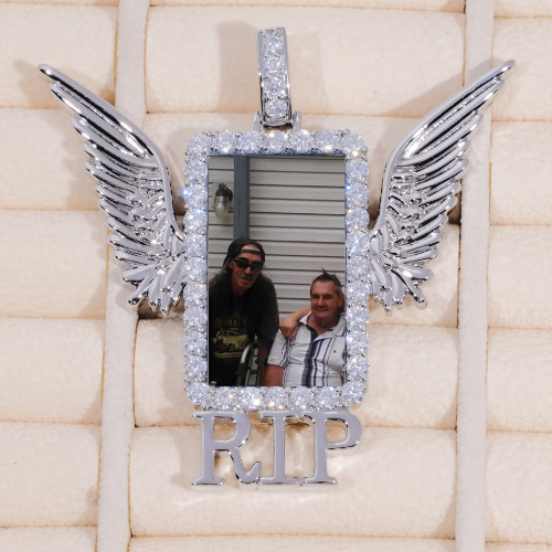 RIP WING 3D CUSTOM PICTURE PENDANT