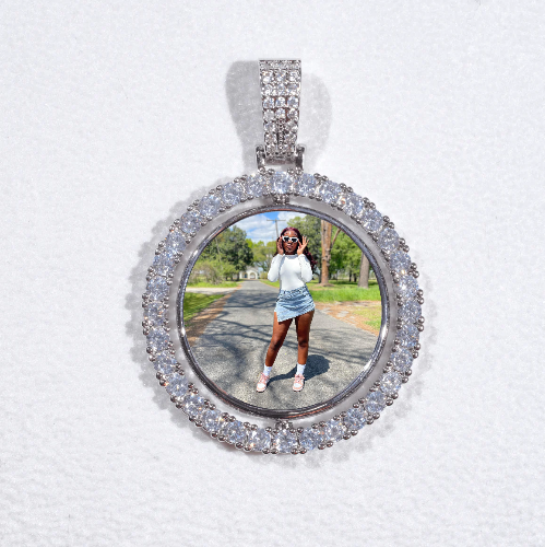 3D Spinning 2-Faced Custom Picture Pendant