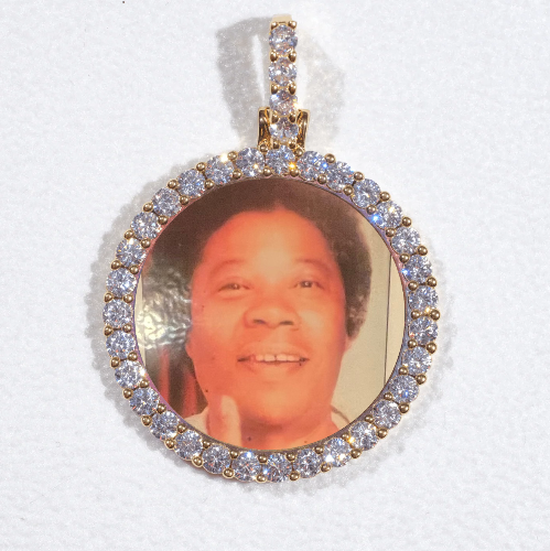 3D CIRCLE CUSTOM PICTURE PENDANT SMALL SIZE