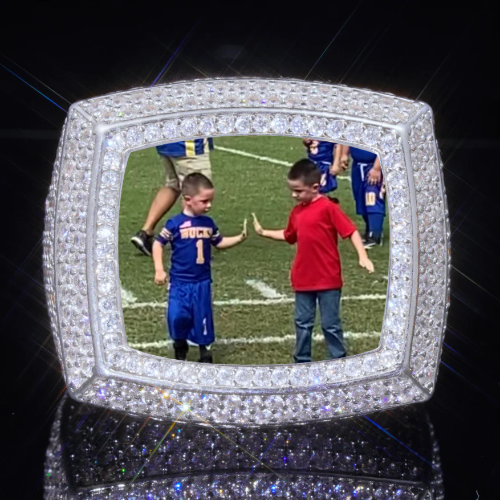3D CUSTOM PICTURE ICED RING