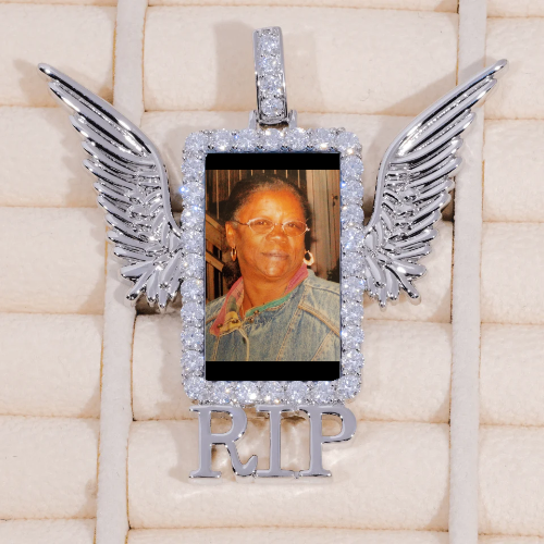 RIP WING 3D CUSTOM PICTURE PENDANT