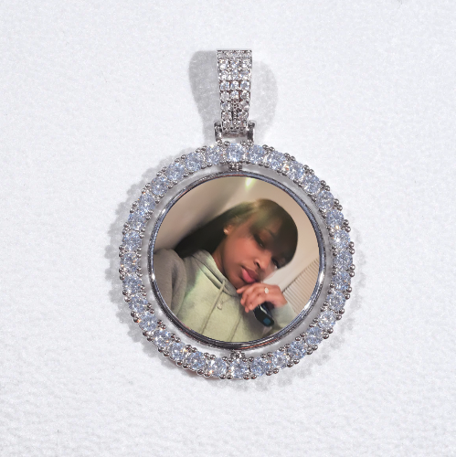 3D Spinning 2-Faced Custom Picture Pendant